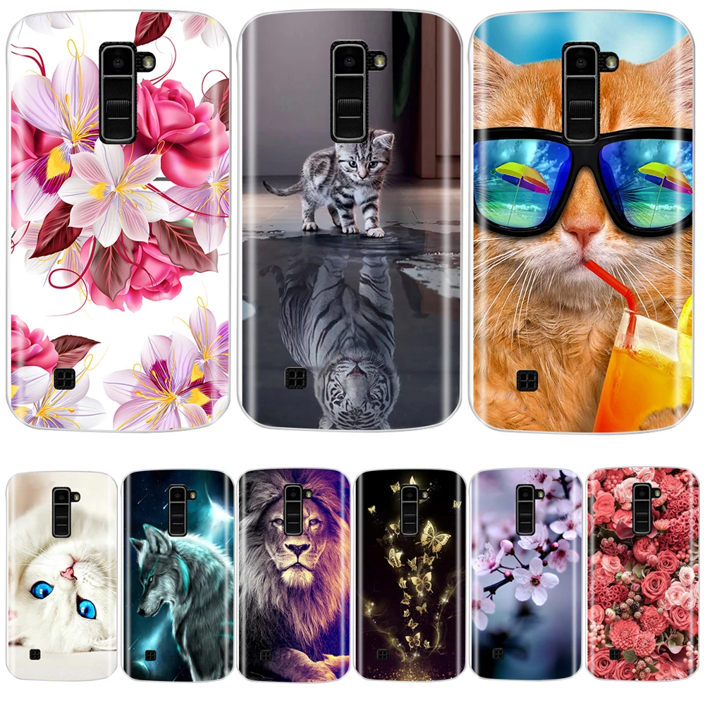 Чехол для LG K10 мягкий чехол из ТПУ LTE K420N K430 K430ds силиконовая задняя крышка 2016 чехлы |