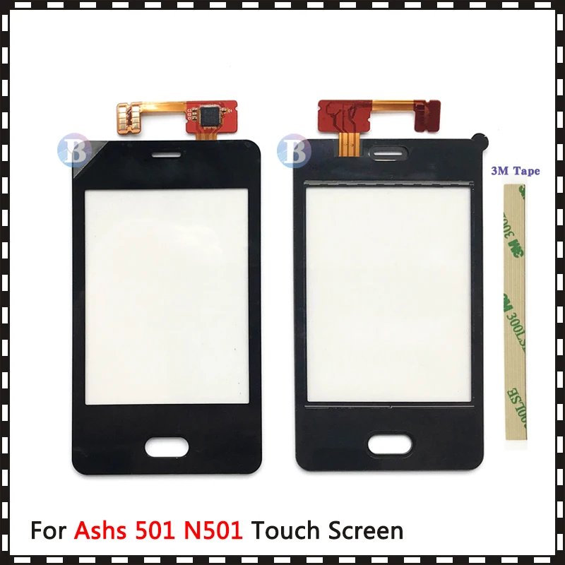 Сенсорный экран для Nokia Asha 3 0 N501 501 дюйма черный | Мобильные телефоны и аксессуары