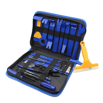 

Upgraded 41Pcs Sound Decoration Dash Panel Trim Removal Tool Fastener Pliers Clip Kit F Car Auto Blue