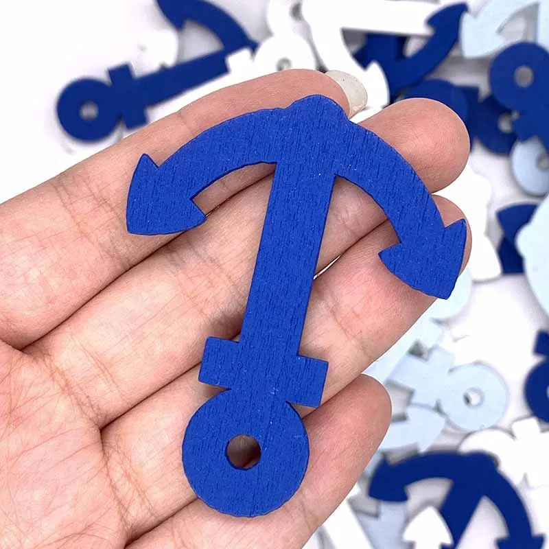 Деревянная подвесная табличка с якорем 50 шт. вечерние подвесные украшения для