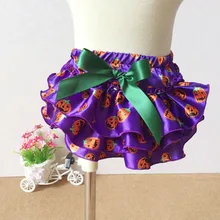 Оригинальные детские шорты с рисунком тыквы на Хэллоуин; детские трусики-подгузники