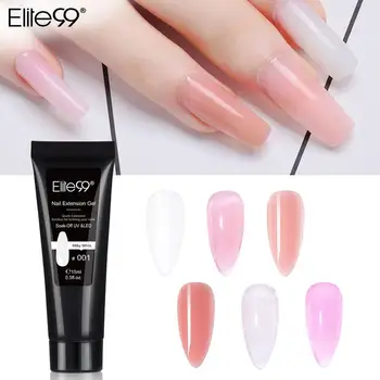 

Elite99 Nail Gel Nail Extension Gels Thick Builder Gel Natural 15ml Polygel Nail Acrylic Poly Gel Crystal UV LED Tips