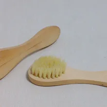 Новая деревянная щетка с кабаном и щетиной, кисть для лица, натуральная щетина, дерево, уход за кожей рук и спа-товары CTN88