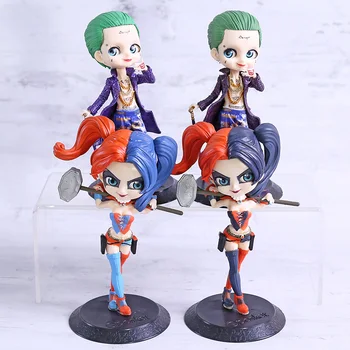 

DC Comics Suicide Squad Joker / Harley Quinn PVC Figure Q Posket Collectible Dolls Toys