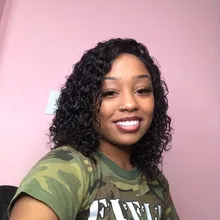 Rizado de la onda de agua Bob peluca del pelo humano del frente del cordón pelucas con minimechones pelo brasileño BOB corto peluca para las mujeres negras