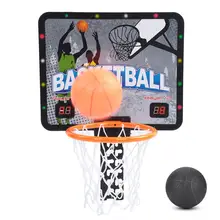 Подвесное электронное баскетбольное игровое настольное кольцо для нетбола, для сборки игры в баскетбол, для улицы, в помещении, Детская игровая игрушка, детский подарок