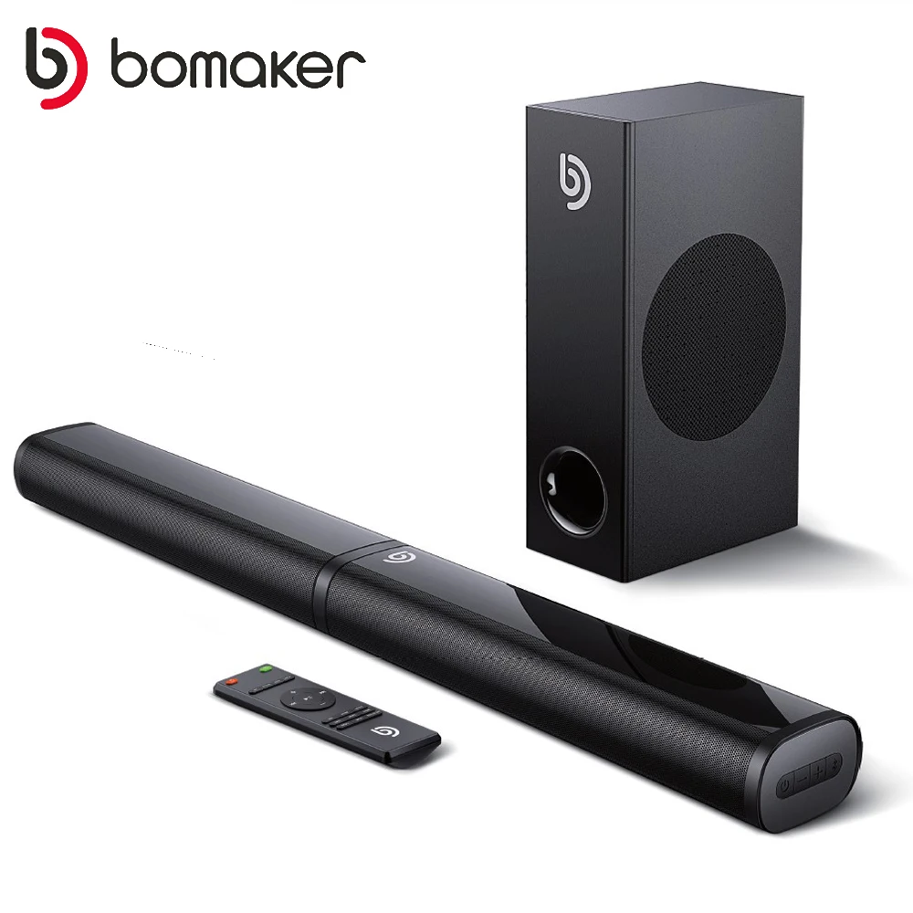 BOMAKER TV Soundbar Cinema Home Theater Edition 190W Bluetooth-Compatible 5.0 AUX Optical With Subwoofer Speaker | Электроника