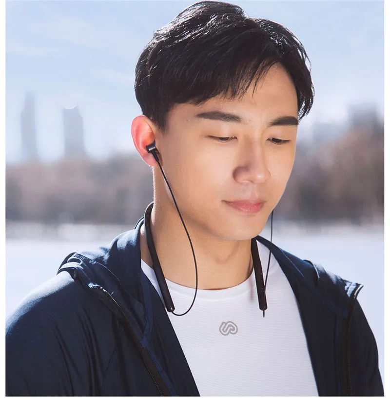 Xiaomi ожерелье с Bluetooth наушники воротник гарнитура Беспроводные спортивные наушники микрофон музыка модные наушники для телефона