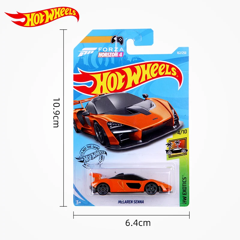 Hot Wheels 1:64 MCLAREN SENNA (Super Run car) HW EXOTICS Коллекционное издание литье под давлением модель