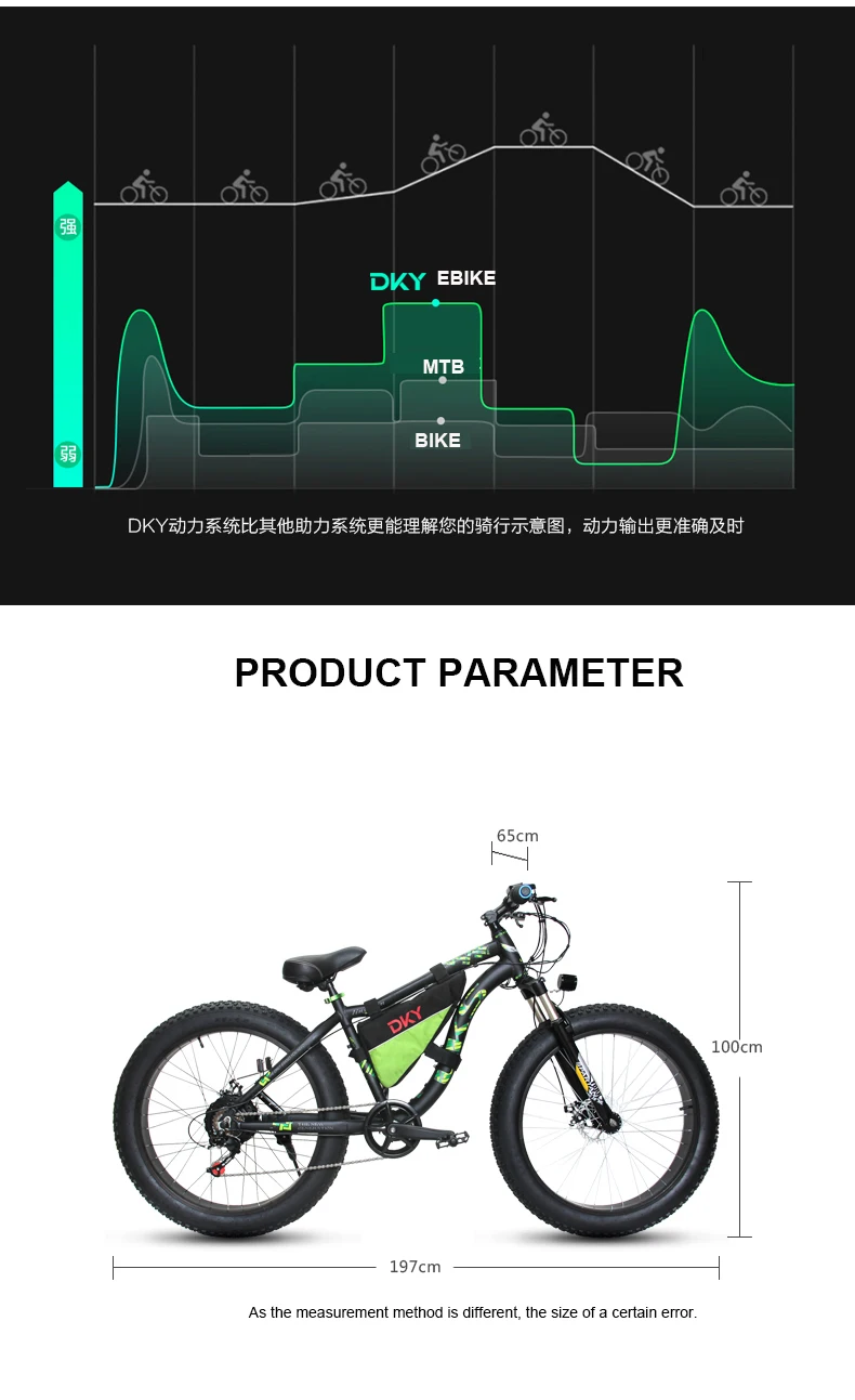 Excellent Daibot Powerful Electric Scooter Elecric Bicycle 26 Inch 1500W/350W 48V Electric Mountain Bike 7 Speed Electric Bicycle Bike 16