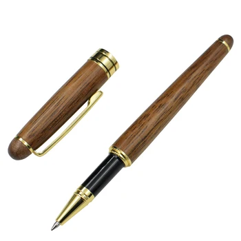 

Gel Pen Walnut Black Blue Refill Ink Wood Gel Ink Pen Stationery Office Accessories School Supplies