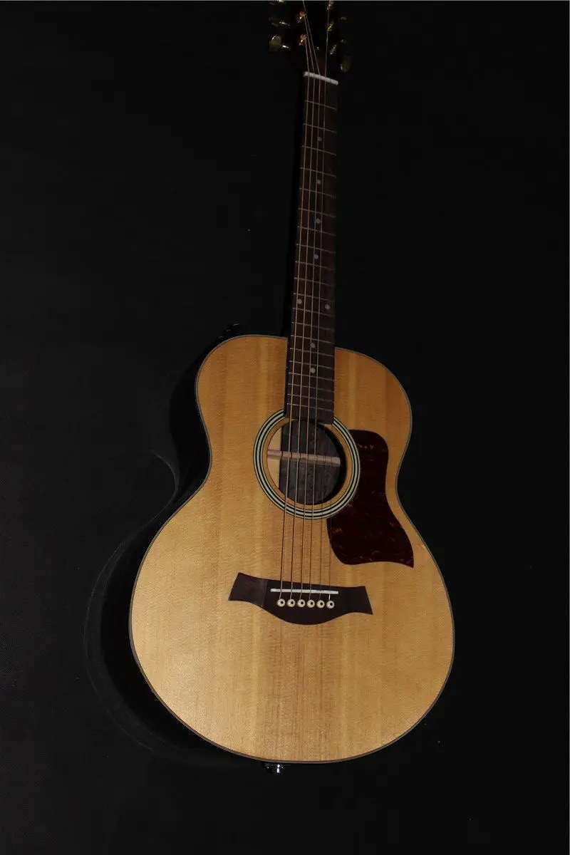 free shipping top quality mini guitar travel acoustic guitars small custom acoustic electric