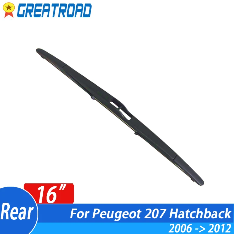 Рычаги стеклоочистителя 16 &quotЗадняя щетка для Peugeot 207 хэтчбек 2006 - 2012 2011 2010 2009 2008 2007