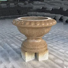 30cm/11.81in GRC trwałe ogrodnictwo w domu Bonsai DIY klasyczna prosta konstrukcja duża płaska okrągła betonowa doniczka podstawka na rośliny formy