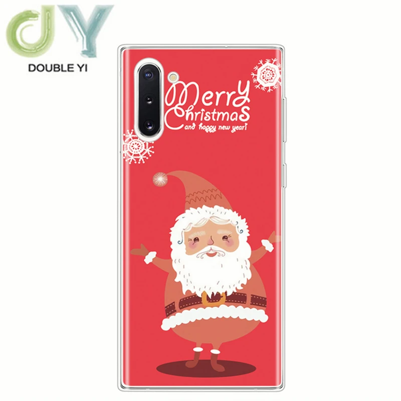 Рождественский Чехол для мобильного телефона samsung s10plus с рисунком из мультфильма note10pro прозрачный j6plus Мягкий защитный чехол для мобильного телефона