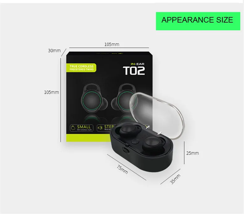 TWS гарнитура Bluetooth наушники беспроводные наушники 5,0 Handsfree переносной HIFI вызов 3D объемный в ухо PK i10 для iPhone samsung
