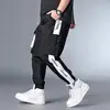 Large Plus Size 5XL 6XL 7XL Mens Cargo Pants Female Splice Drawstring Boys Loose Man Harem Pants Slacks Large Cropped Trousers 4