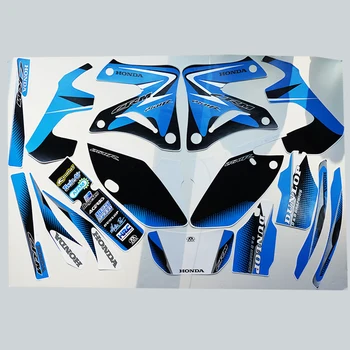 

HUMMART Personalised Graphics Vinyl Decal Motocross Sticker for Honda CRM250R CRM 250R 250 R 1994 1995 1996 1997 1998