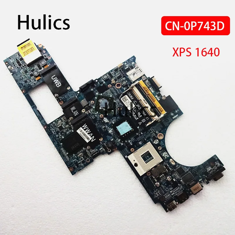 Материнская плата Hulics для ноутбука Dell Studio XPS 1640 DA0RM2MBAH0 CN 0P743D P743D материнская HD3670