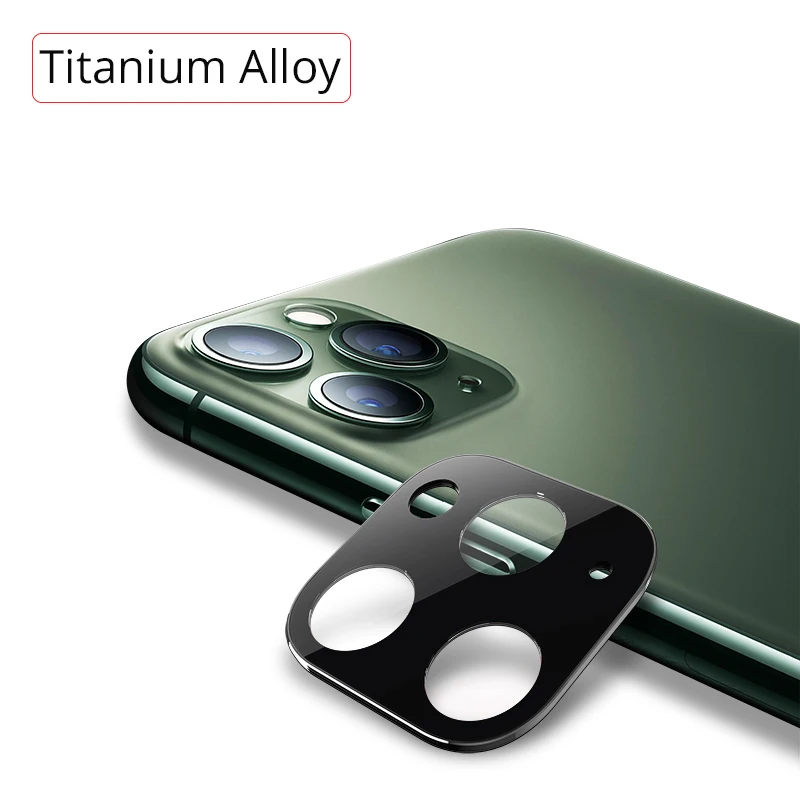  Cemera Objektiv Glas Für IPhone 11 pro Max Kamera Screen Protector Titan Legierung Metall Kamera Le