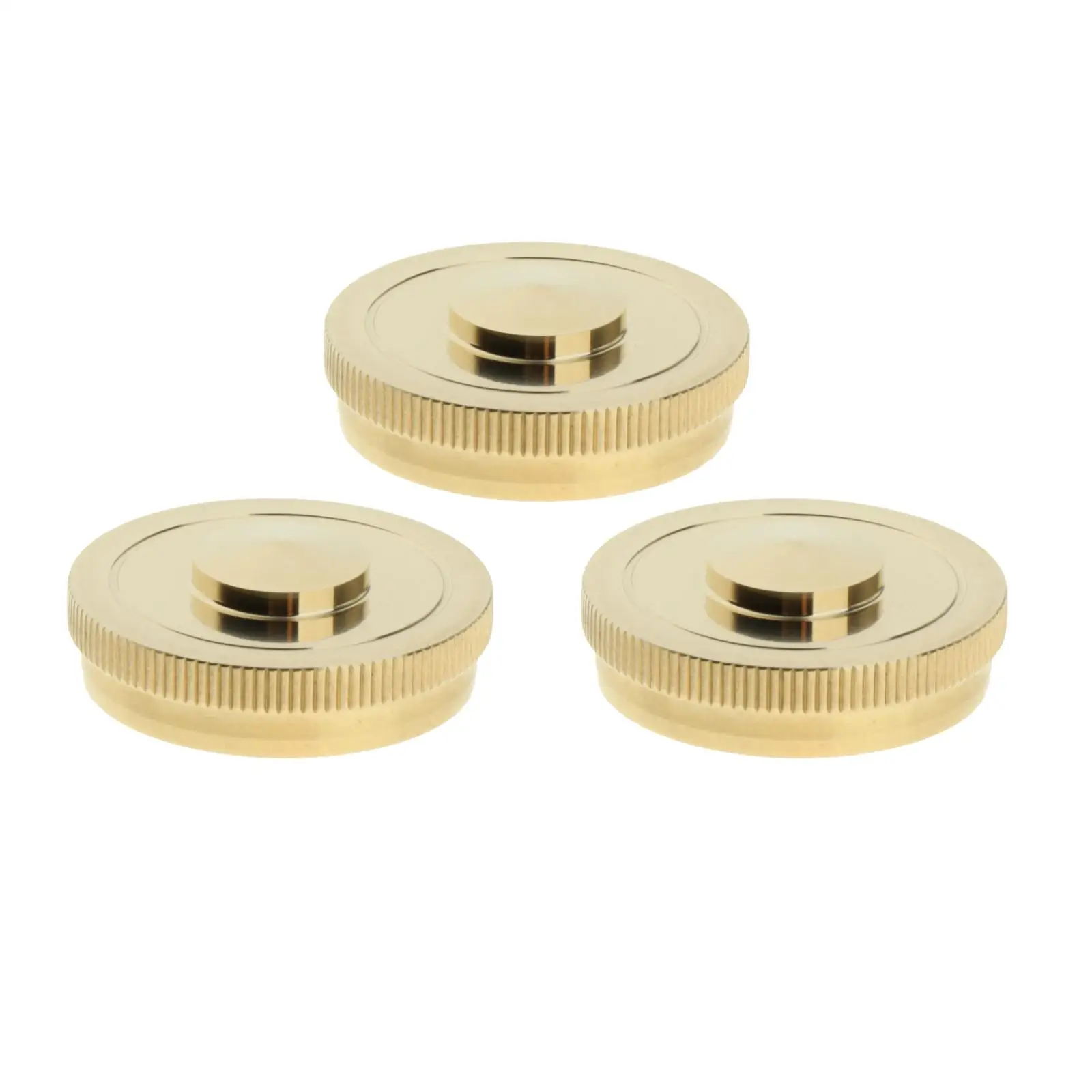 4pcs Golden Key Button Inlays for Tenor/ Alto/ Soprano Sax Saxophone Accs