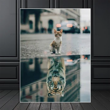 

MINDSET Is EVERYTHING Art Canvas Painting Motivational Posters and Prints on The Wall Art Picture for Living Room Home Decor