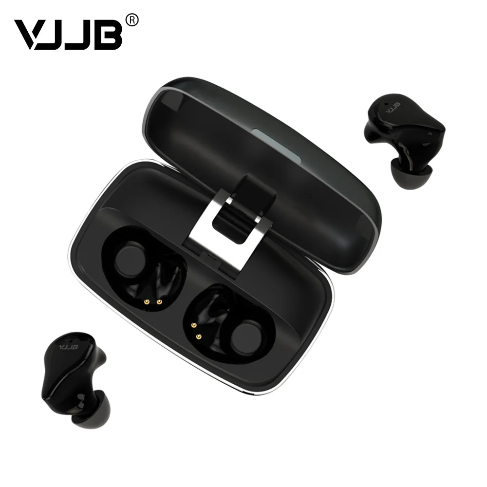 AK VJJB V8 TWS True Wireless Bluetooth 5.0 In Ear Earphone 6MM Dynamic Driver Portable HIFI Stereo Sport Headset IPX7 Earbuds |