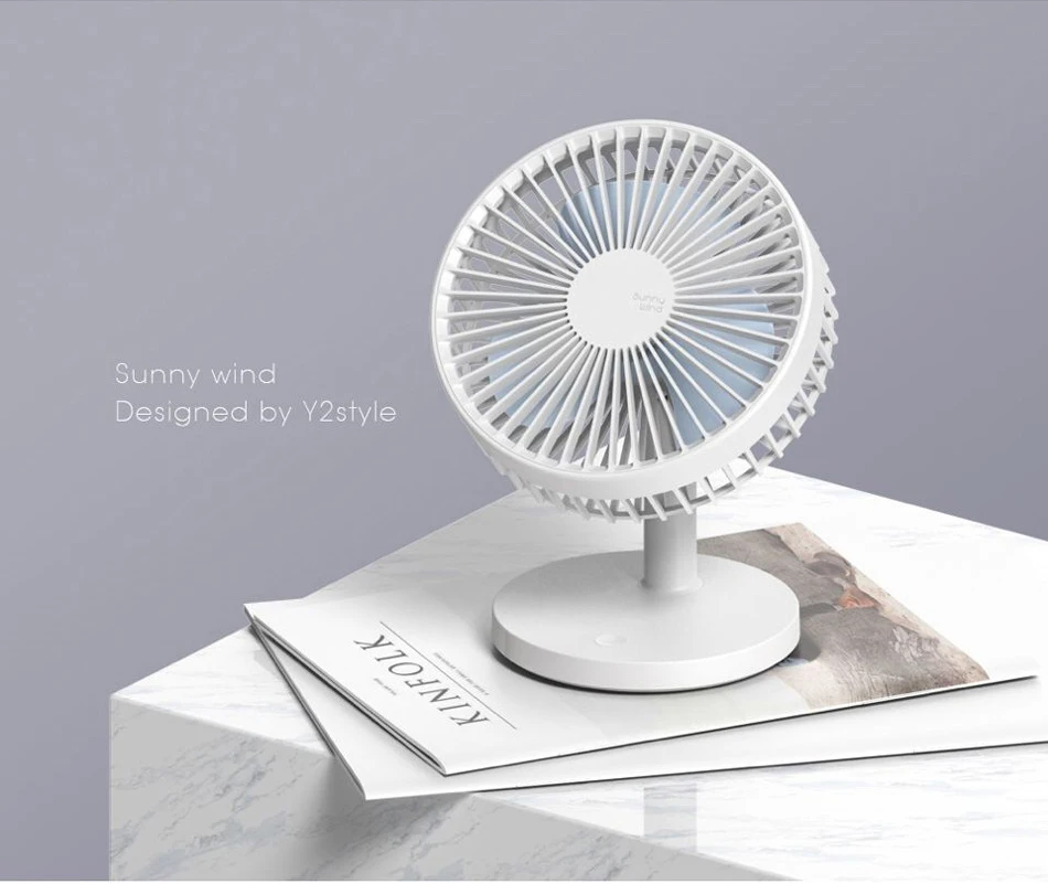 Xiaomi 3Life 202 Desktop Mute Fan USB Charging 2000mAh Battery Capacity description image 3