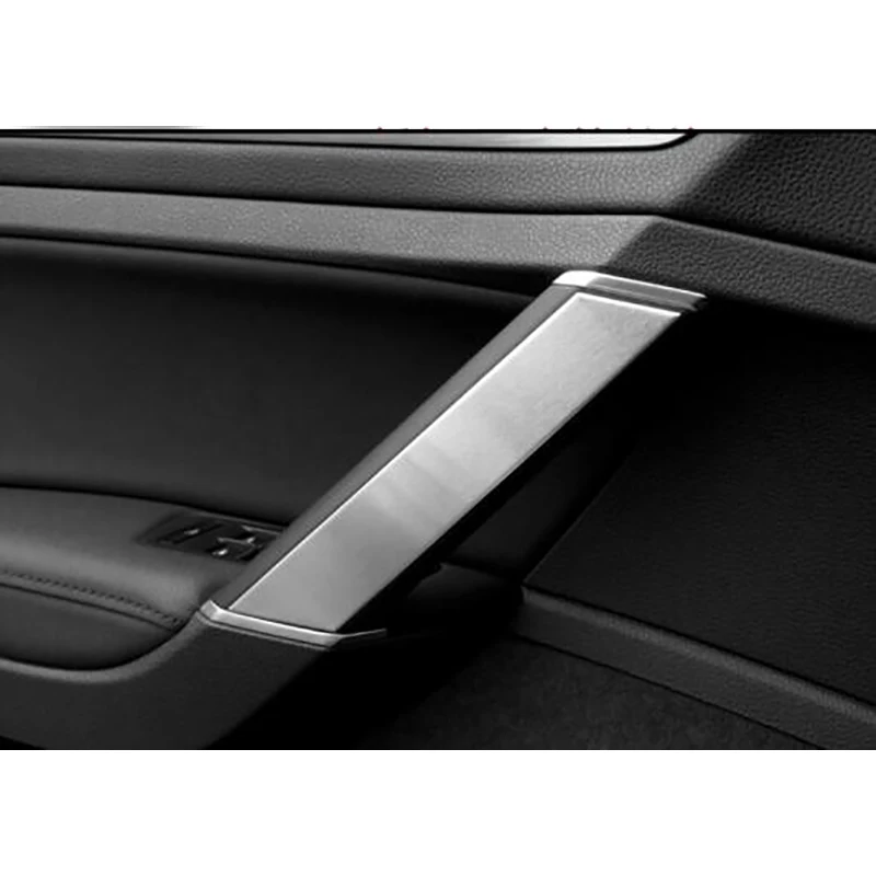 Подходит для VW 2013- для VW GOLF 7 хром Внутренняя крышка подлокотника 4 шт./компл. внутренняя дверная ручка отделки окна Внутренняя Рамка