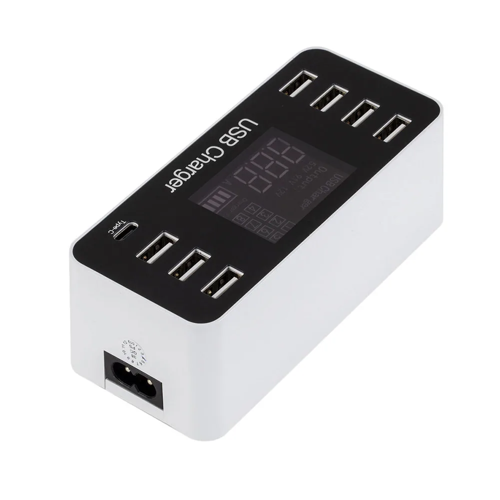 USB настенное зарядное устройство для смартфона, быстрая зарядка, док-станция, 8 портов, мульти USB зарядное устройство, концентратор, быстрая зарядка