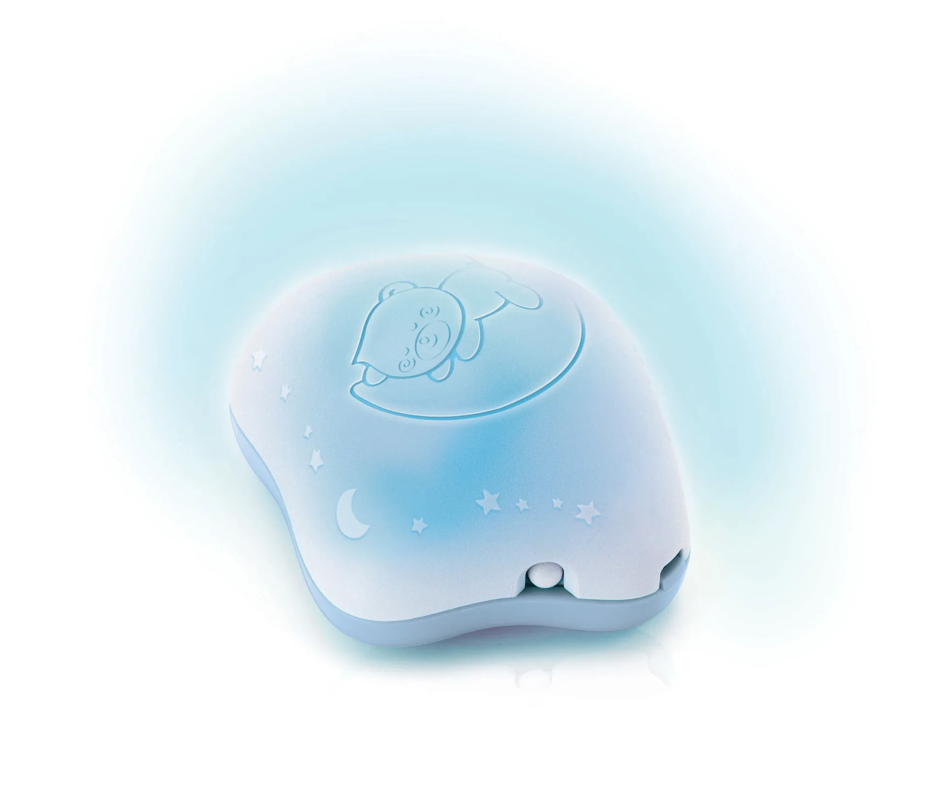 

America Infantino Bear Sleep Instrument Infants Pacify Music Box Soft Blueray LED Bedside Night Light