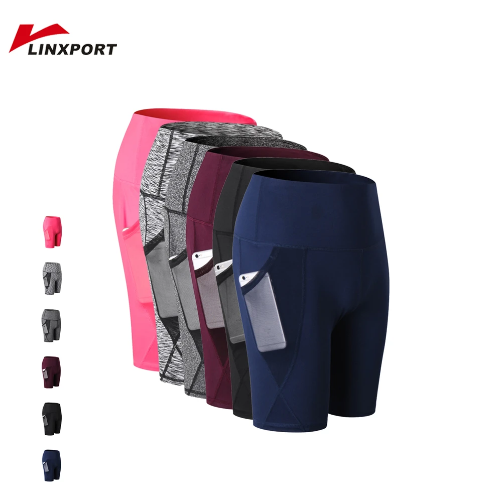 Pantalones cortos de Yoga para mujer, Leggings compresores de rápido, ropa de gimnasio, mallas para correr, pantalones de realce, Capris femeninos sexys con de malla|Pantalones cortos de yoga| - AliExpress