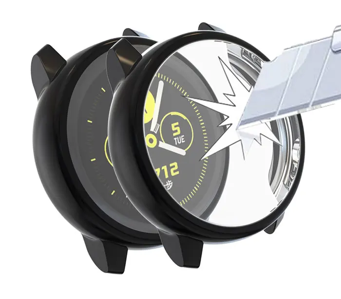 Для samsung galaxy watch чехол для экрана активный круглый ультратонкий мягкий силиконовый защитный чехол для galaxy active