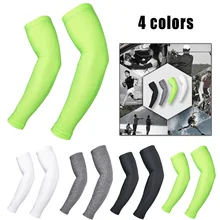 Спортивные Компрессионные Рукава для баскетбола, велоспорта, гетры для рук, летние, для бега, УФ-защита, волейбол, Солнцезащитный рукав