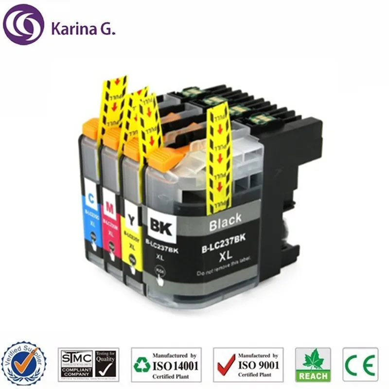 

Совместимые чернильные картриджи для LC237 LC235 для смартфонов Brother, J5720DW, J5320DW и т. Д.