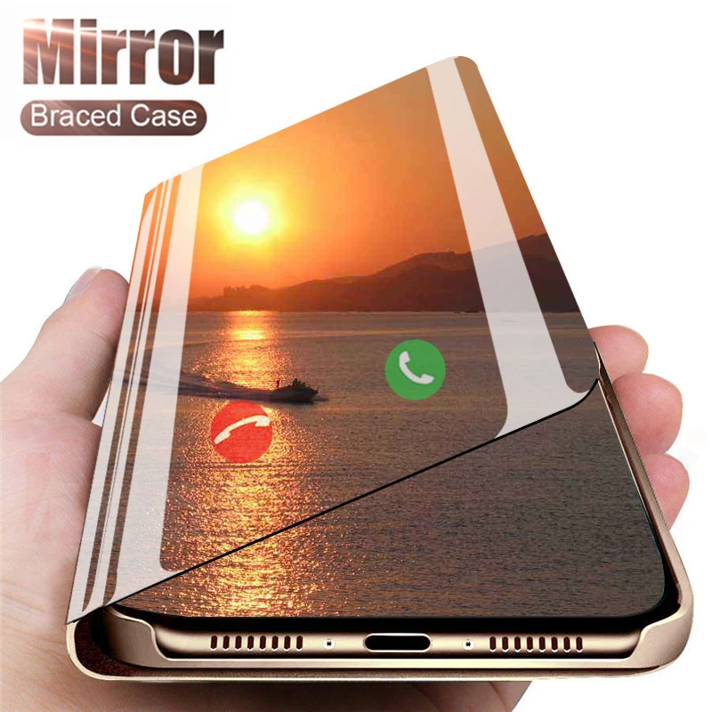 Smart-Mirror-Flip-Phone-Case-For-Honor-10-Lite-10-Light-8X-8S-8A-8C-9X