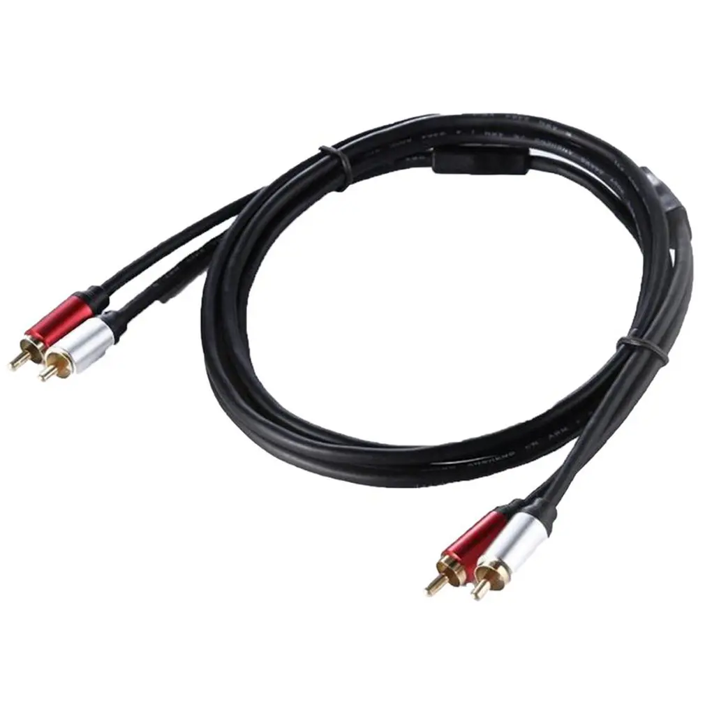 1.8m 2 RCA To Practical Male Audio Cable Exquisite Gold-plated Cord Length 1.8 Meters | Компьютеры и офис