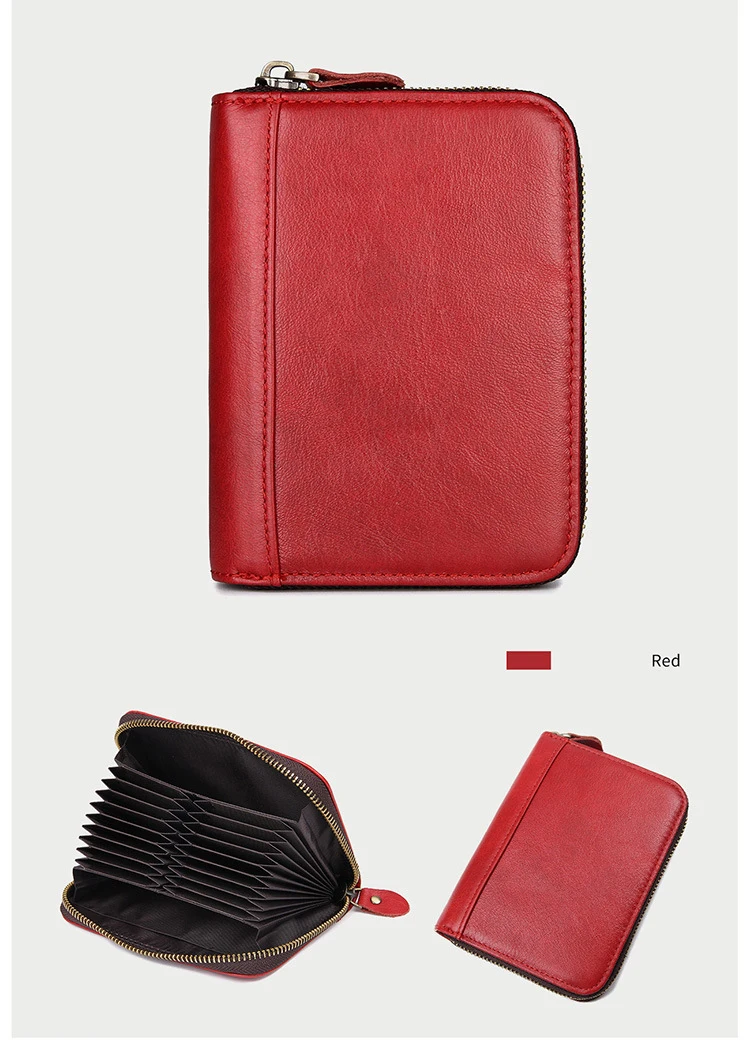 MAHEU RFID карта кошелек из натуральной кожи Длинный кошелек с несколько отделений для карт samsung Iphone Redmi кошелек черный красный кошелек женский