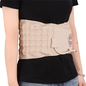 

Lumbar Traction Support Decompression Back Belt One Size for 29 inches to 49 inches Waist Massager Lower Back Brace Pain Relief