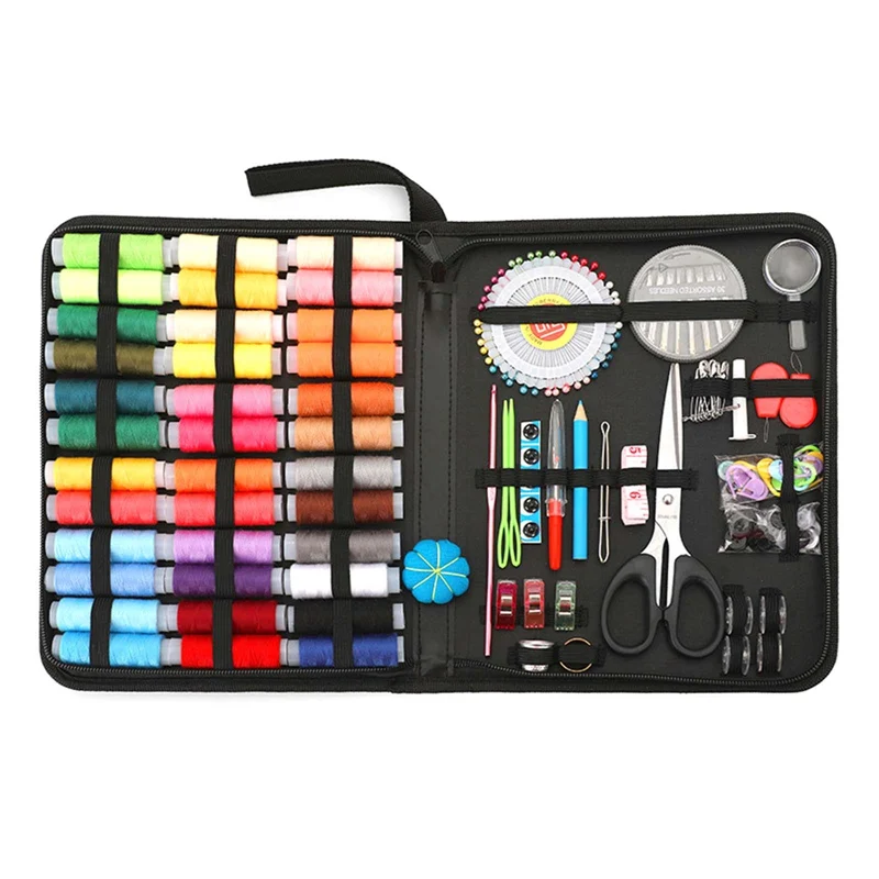 

96Pcs Sewing Kits DIY Multi-function Sewing Box Set for Hand Quilting Stitching Embroidery Thread Sewing Accessories