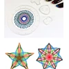 Children 22pcs Enfant Spirograph Drawing Set Brain Education Geometric Deluxe Ruler Creative Plastic Draw Picture Toys With Pen 6
