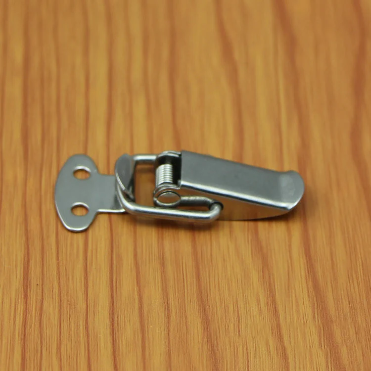 6Pcs Spring Loaded Suitcase Chest Tool Box Locking Toggle Latch Hasp Lock Hardware