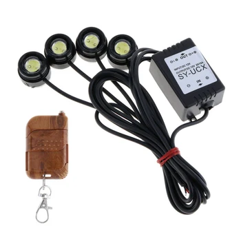 

Bulbs Angel Eye Lights Set Car Parts Auto Lamp Strobe White DC12V 480LM