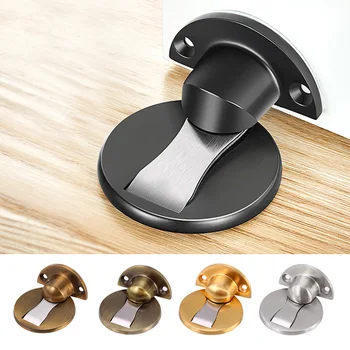 

Magnet Door Stops Magnetic Door Stopper Non-punch 5 Colors Available Door Holder Hidden Doorstop Furniture Door Hardware