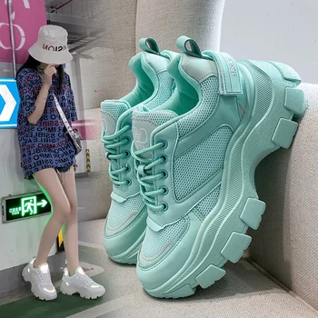 

Dad shoes women super fire increased height muffin shoes women thick bottom 2020 new small man wild casual sports shoes Z570