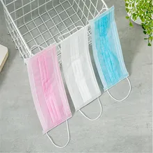 10 шт. POPU одноразовая Ушная петля маски три жидкостные стойкие слои Стоматологическая Ушная петля активированный уголь Анти-пыль лица хирургические маски