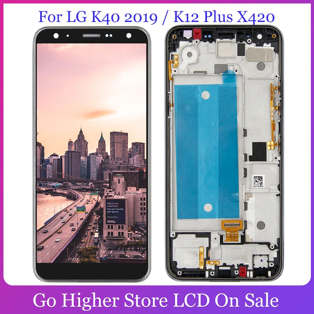 Для LG K40 ЖК дисплей K12 + плюс/X4 2019 X420EM X420BMW X420EMW X420HM X420 X420N кодирующий преобразователь