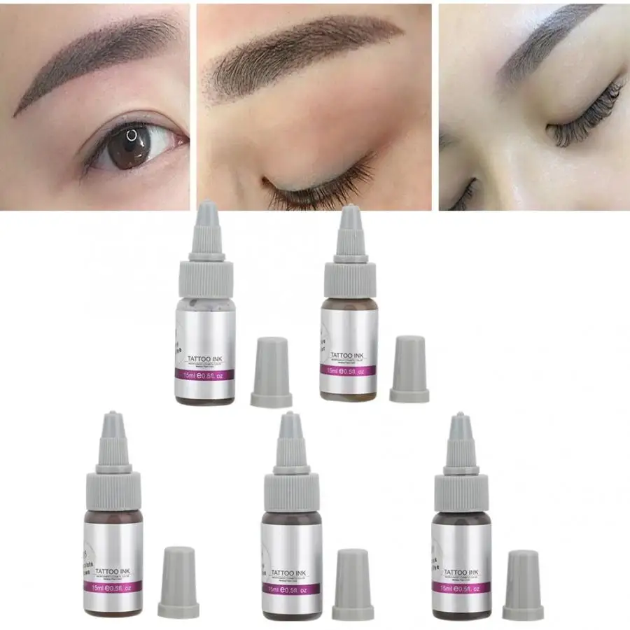 

Permanent Makeup Pigments 15ml Eyebrow Tattoo Plant Pigment Tattoo Ink Makeup Cosmetics Tool Accessory Permanent Makeup Pigment