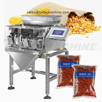 Buy Linear Weigher 2 Head Linear Scale For Weighing Rice Packing/weighing Scale