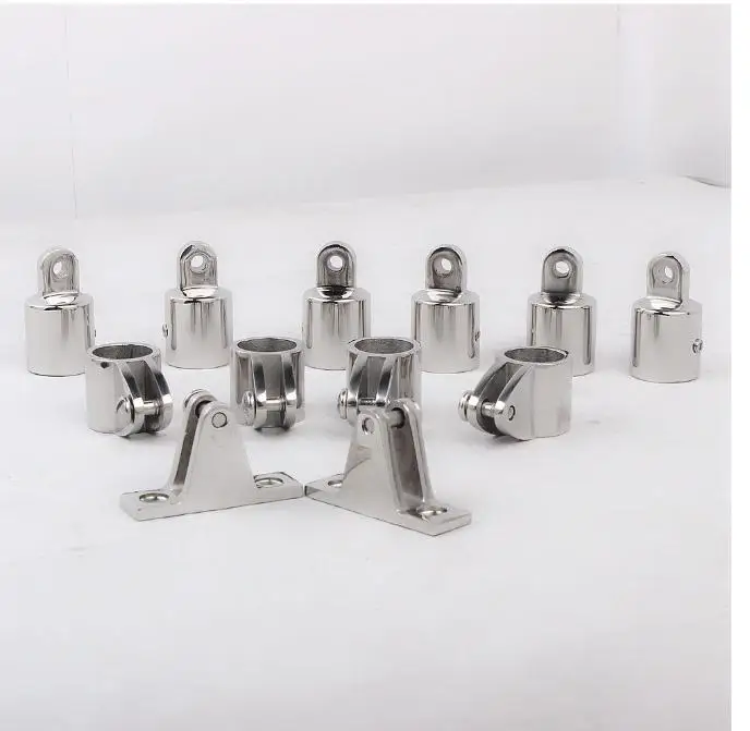 25mm NEW Лук Бимини Топ Лодка из нержавеющей стали аксессуары для яхты морской аппаратуры набор-12 шт. набор из 316 нержавеющей стали - Цвет: 25mm NEW